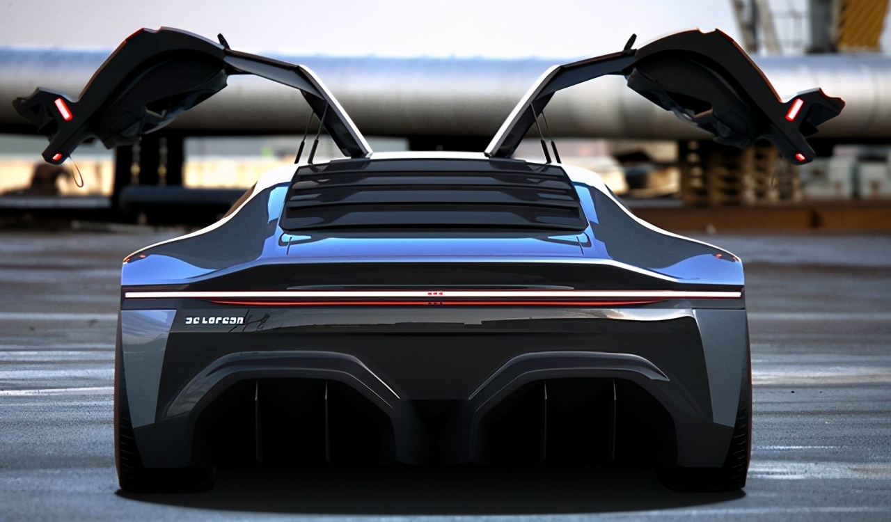 时尚的未来机械 如果德罗宁dmc-12能够以电力重生