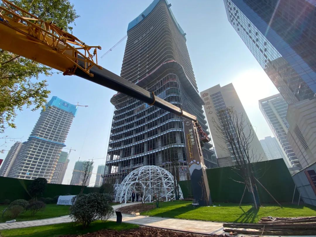 南充:6天一层!最高建筑"双子塔"的绿地塔,春节前结构封顶!