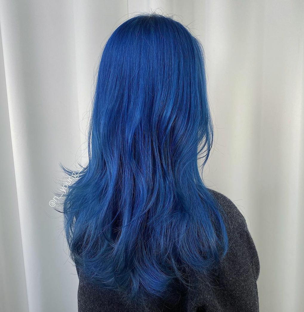 发型师|染发|蓝色系_新浪新闻
