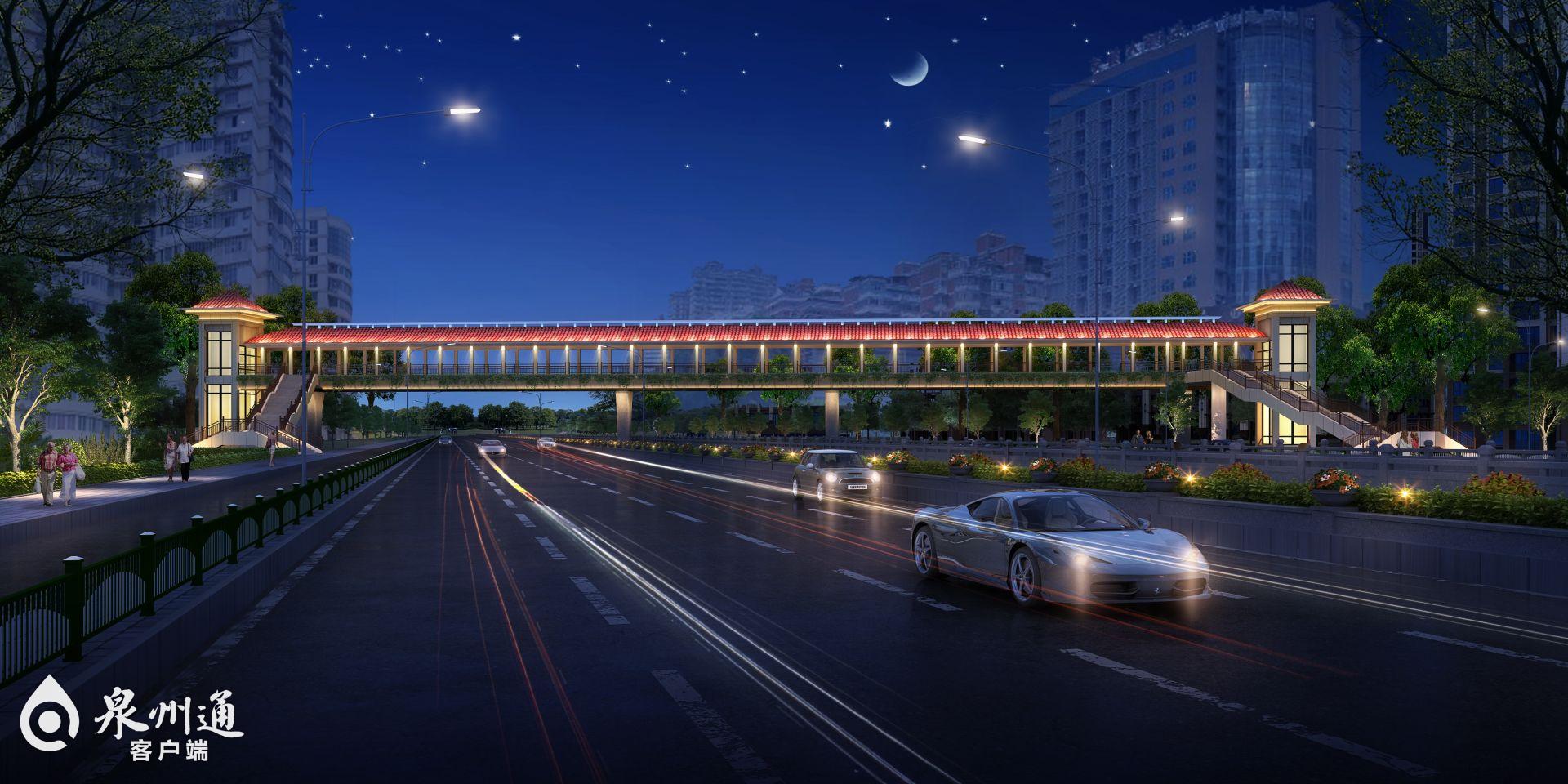 市区刺桐路-田淮渠节点过街天桥动工,还将装电梯|泉州_新浪新闻