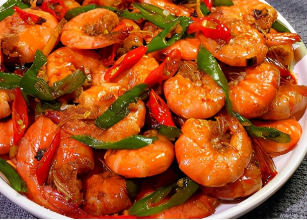 超级好吃的香辣大虾,鲜辣过瘾,巨好吃还美味,超级下饭,贼美味