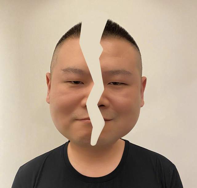 岳云鹏模仿新表情包网友心灵手巧修复裂开小岳岳画面搞笑
