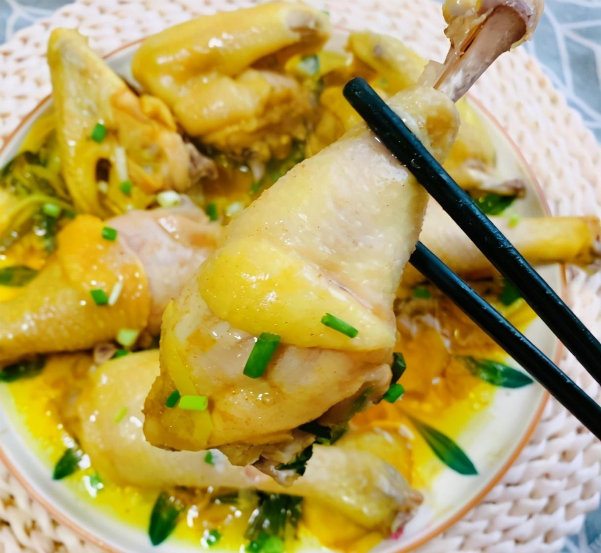 盐焗蒸鸡腿,香嫩多汁,学会了别忘给家人做一次