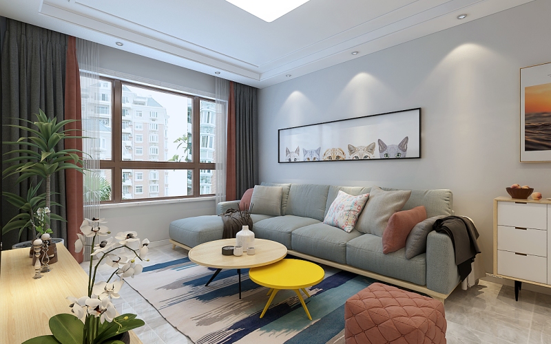 3万元能装修成什么效果?91平米装修案例!