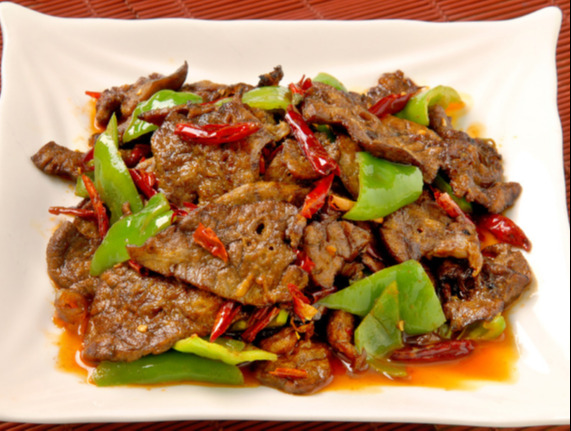 美食:大蒜烧肚条,蒜香肺片,家常小炒肉|肺片|肚条|小炒肉_新浪新闻