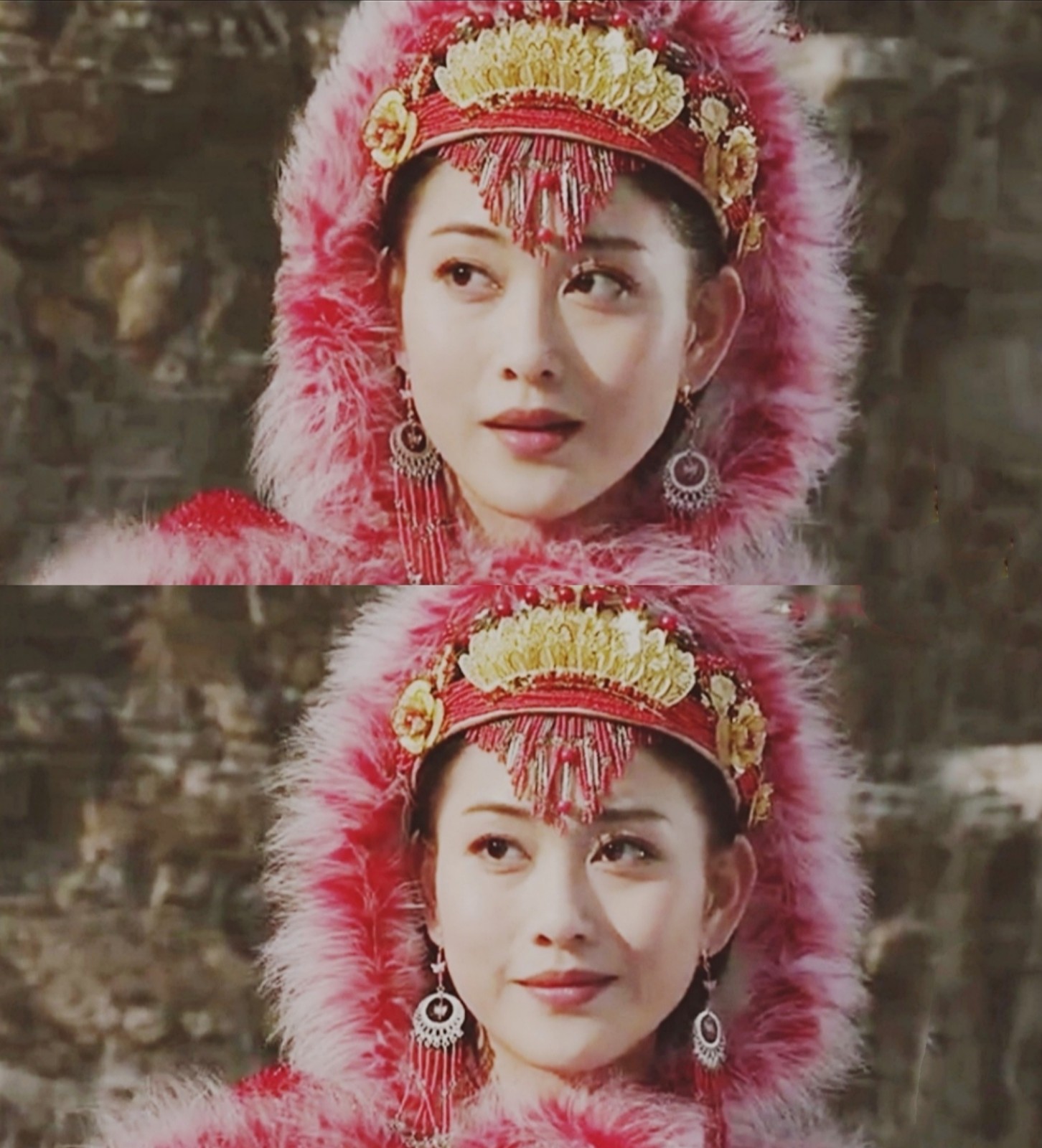 我们误会了李彩桦她高贵又有气质戴贝雷帽真亮眼