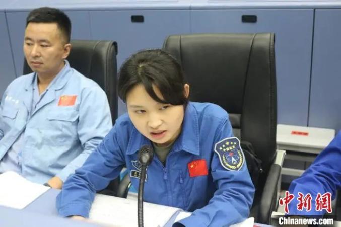 中国文昌航天发射场最年轻女指挥员周承钰 文昌航天发射场供图