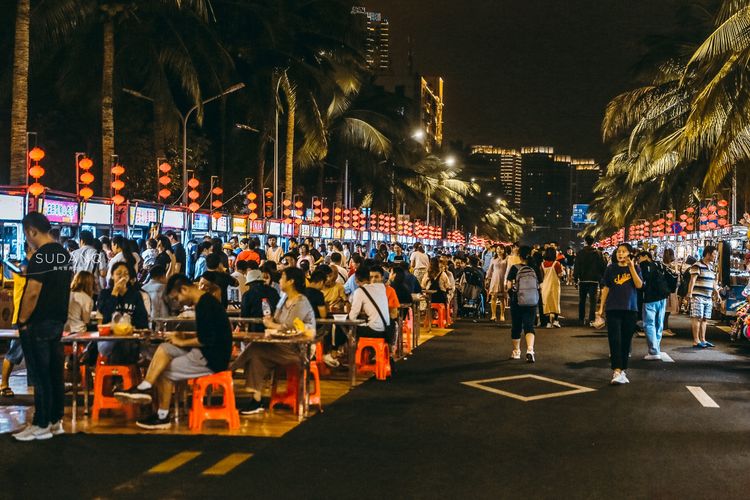 四方食事一碗人间烟火海大南门夜市令外地游客感到暖心