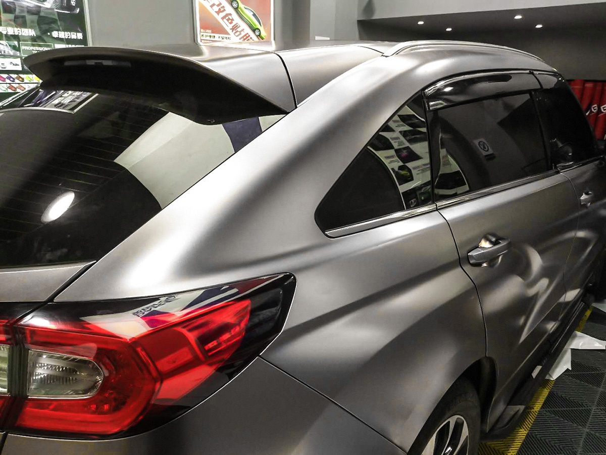 本田冠道车身改色电光战斗灰 rg瑞集改色膜湖南岳阳