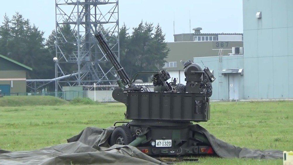 日本m61a1 20毫米六管防空速射炮