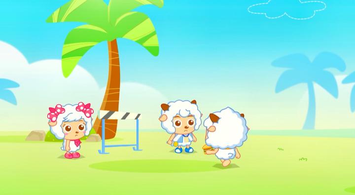 智趣羊学堂:美羊羊跳高动作漂亮,可惜违规了,不算成绩