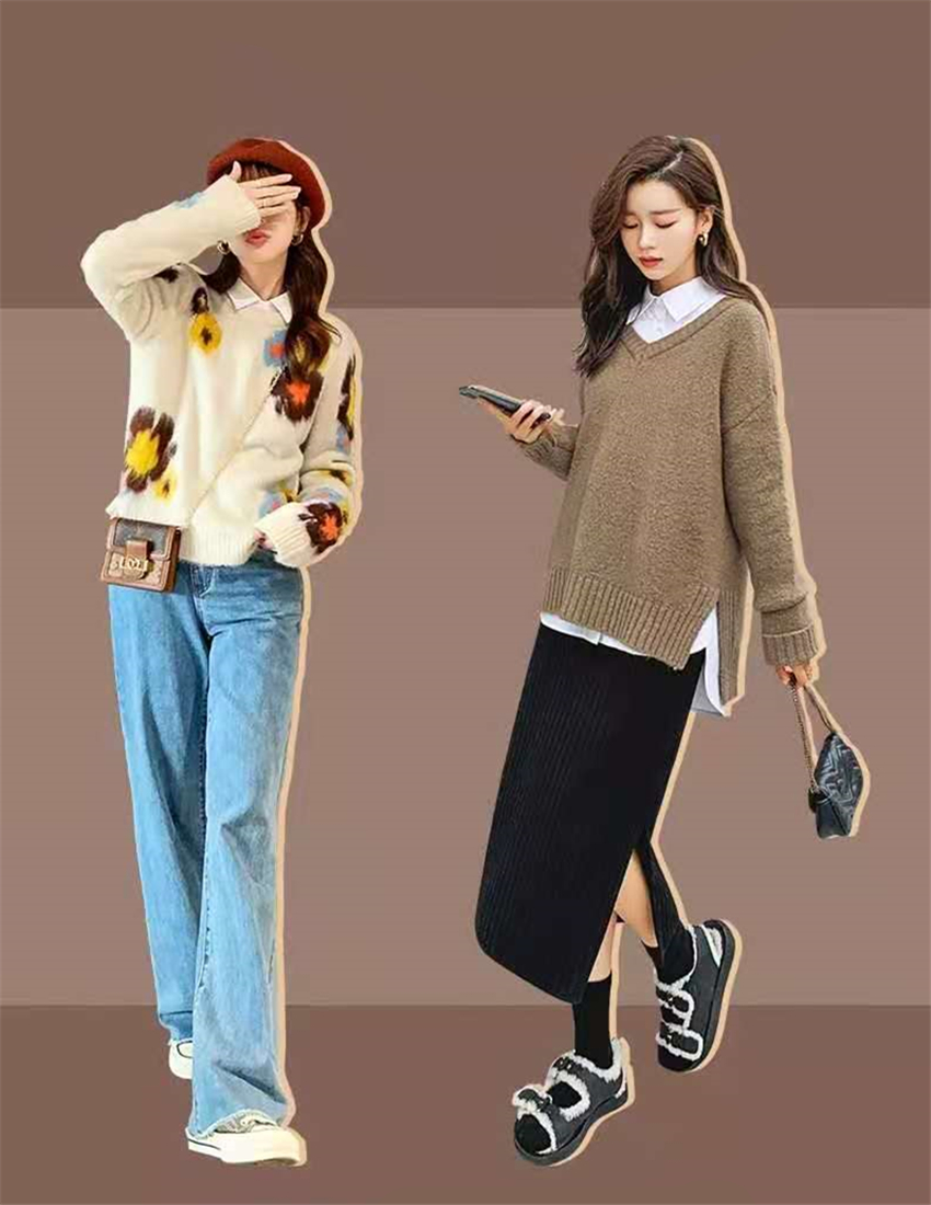 慵懒休闲的毛衣只用常见的3种穿搭法就能温暖一个冬季