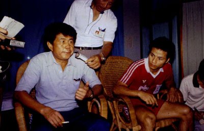 国家队,赵达裕在与北京队内部练习赛上,被北京队后卫毕胜一脚铲废