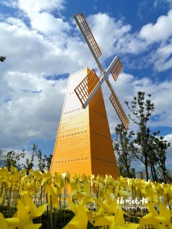 黄风车打卡公园28日开园 入园可领小风车