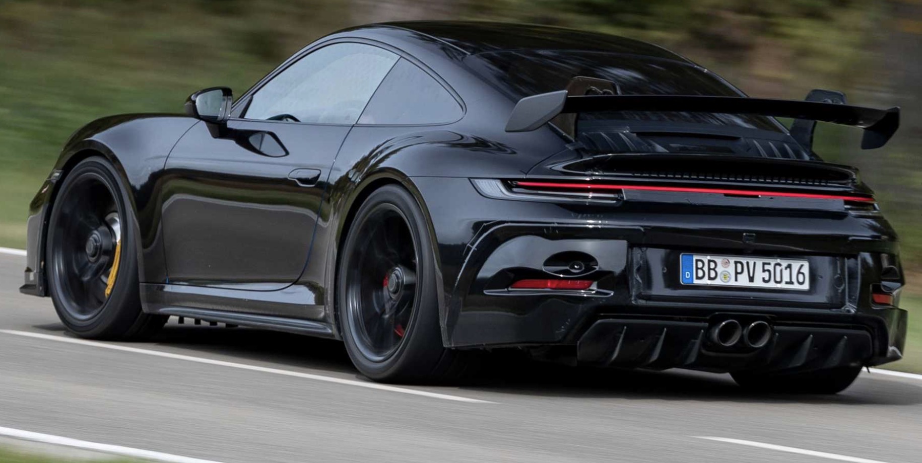 全新保时捷911 gt3照片披露,配4.0水平对置v6