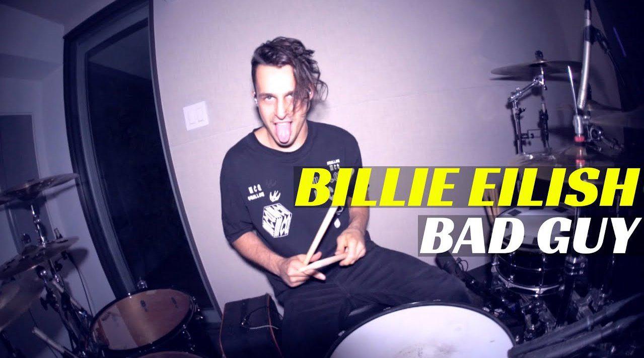 烟鬼电音组合御用鼓手matt mcguire演奏碧莉billie