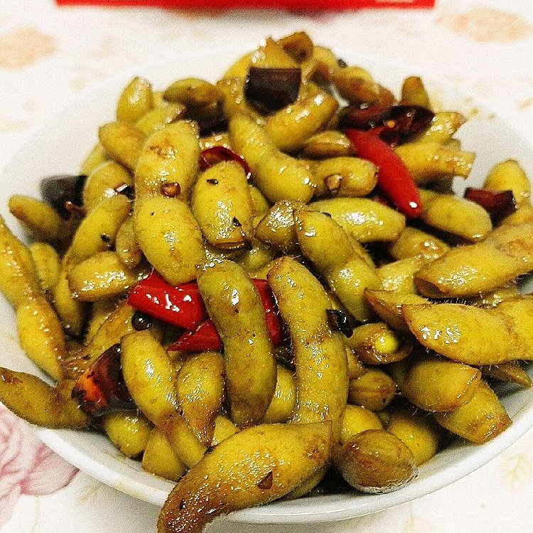 香辣开胃,下酒又下饭,关键是做法超简单|毛豆|麻辣|干辣椒_新浪新闻