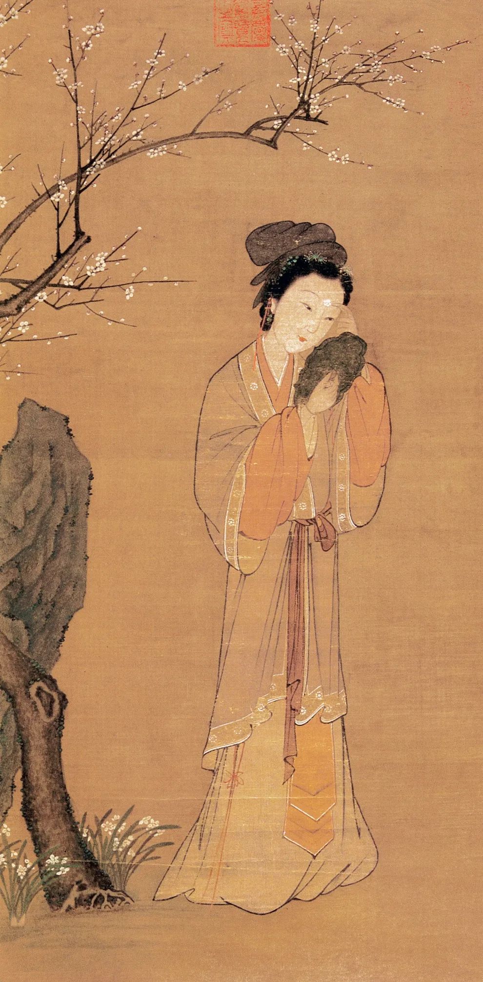 画眉拥鬓妆罢低声问夫婿画眉深浅入时无