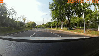 ▲小米行车记录仪 动图