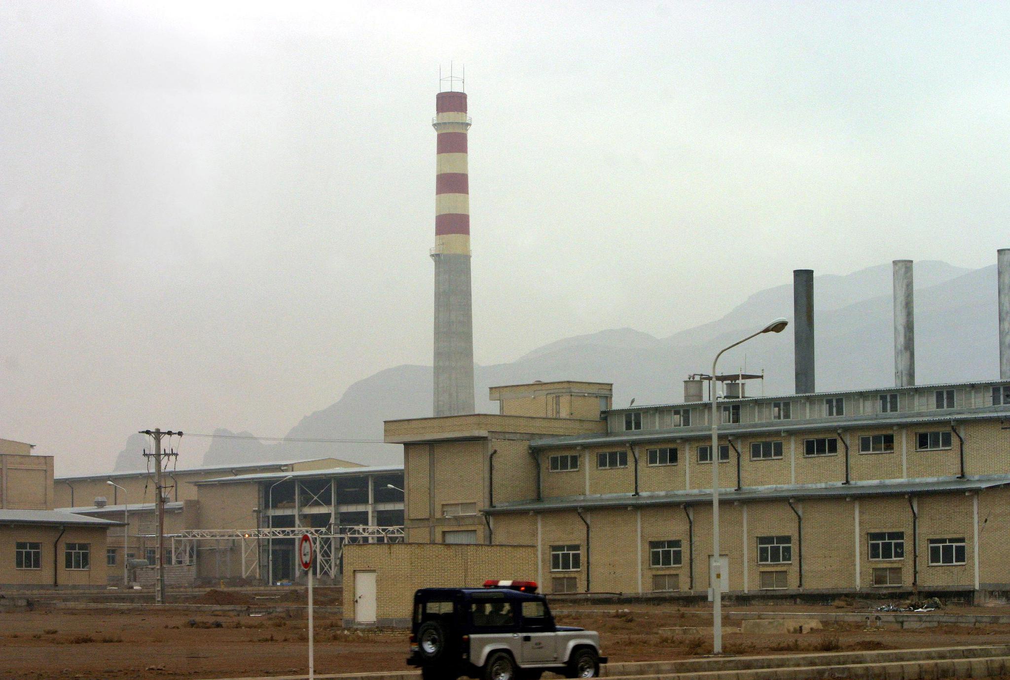 位于伊朗纳坦兹的核工业设施，图源：社交网站
