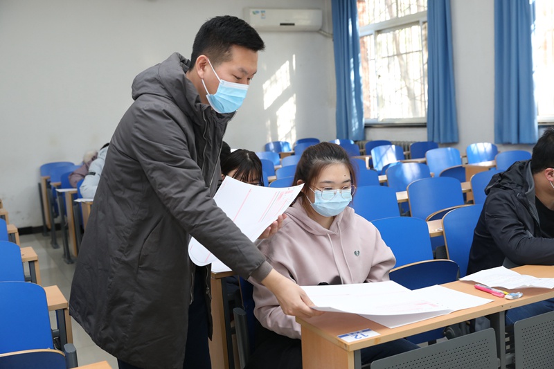 北京农学院考点顺利完成公务员笔试考试