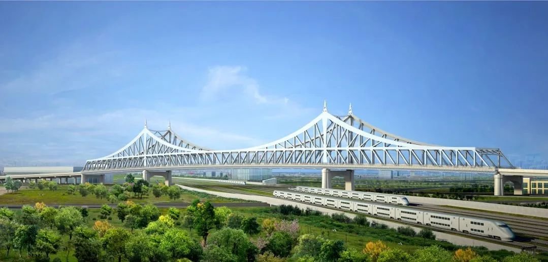 起点距常青路路口50米,沿现有的光明道,依次跨越银河路,解放道,廊坊