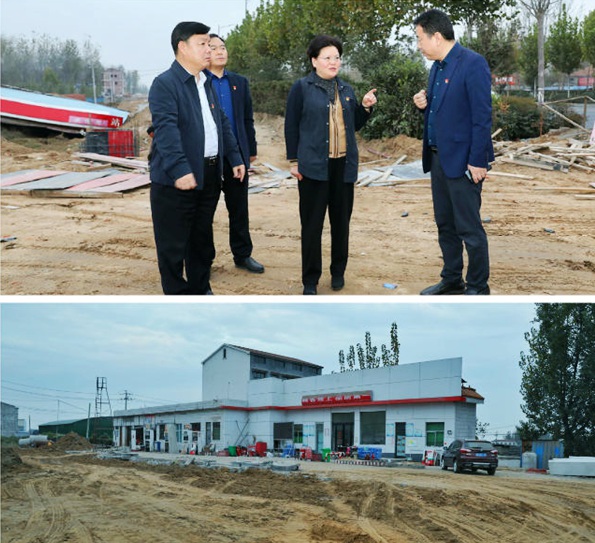 "11月5日下午,扶沟县委书记张颖波带领县委常委,纪委书记李明朗,县委