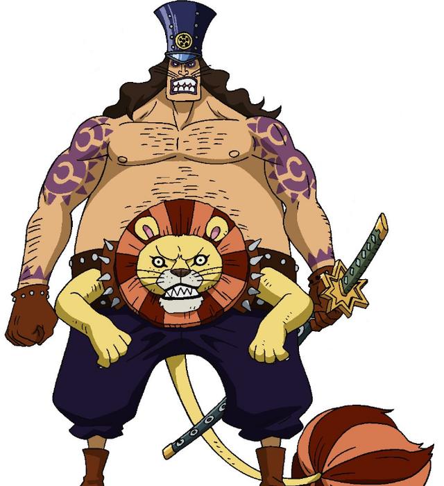 同样是肚子长脑袋的还有霍尔德姆,他肚子上的狮子叫啮二郎(竟然还有