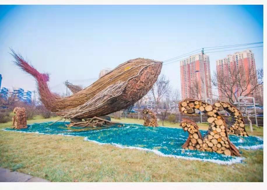 落叶,枯枝,石头……地景艺术节今年开进副中心城市绿心