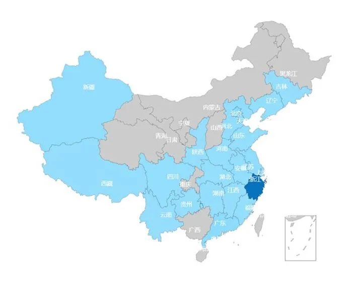 图13：IPO在审企业舆情预警区域分布图