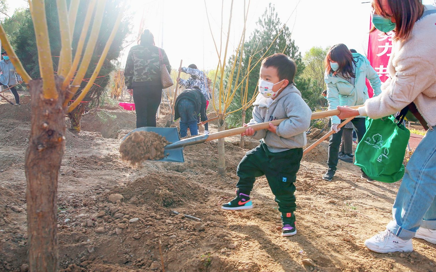 周末万人植树四千余株 昌平区新增3个郊野公园16个村镇公园