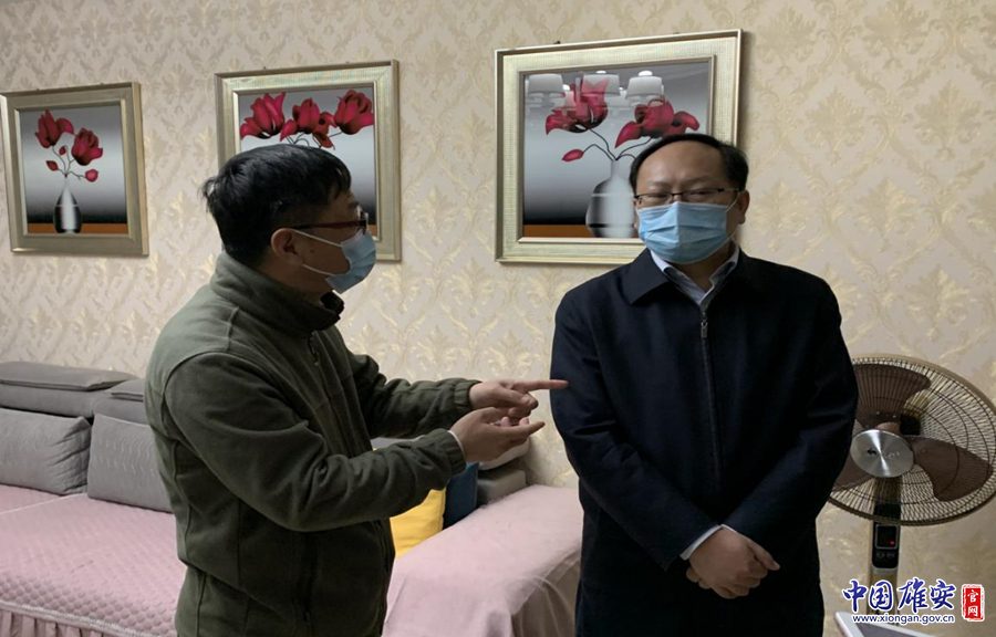 吴海军检查指导人口普查工作