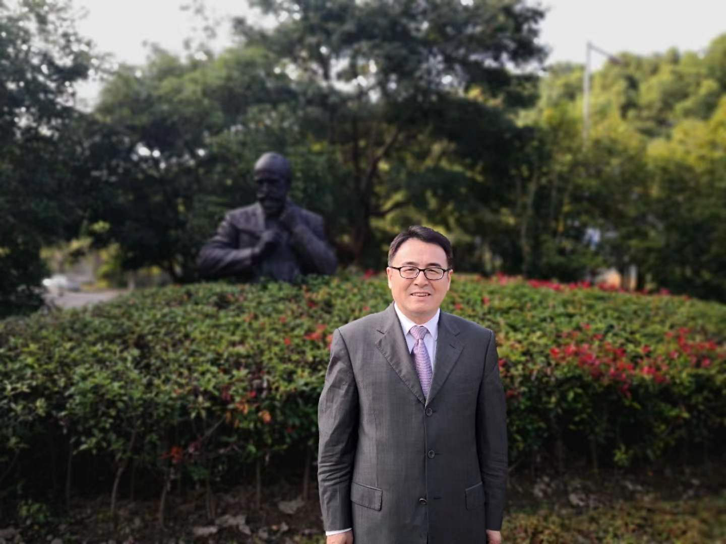 中国上海合作组织研究中心秘书长邓浩. 受访者供图