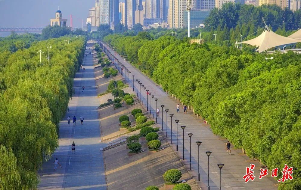 汉口江滩公园.记者李永刚 摄