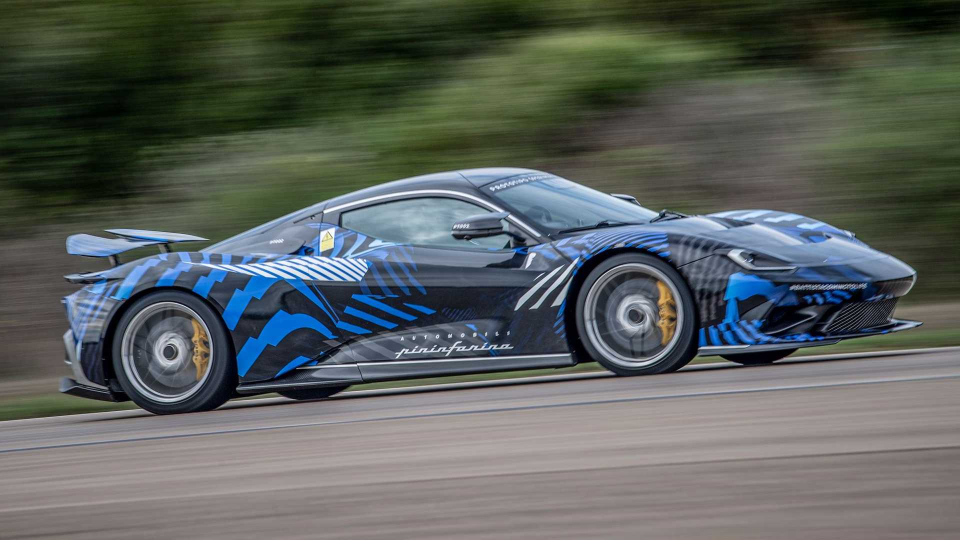 pininfarina将在公共道路和私人设施中对battista进行测试,同时对汽车