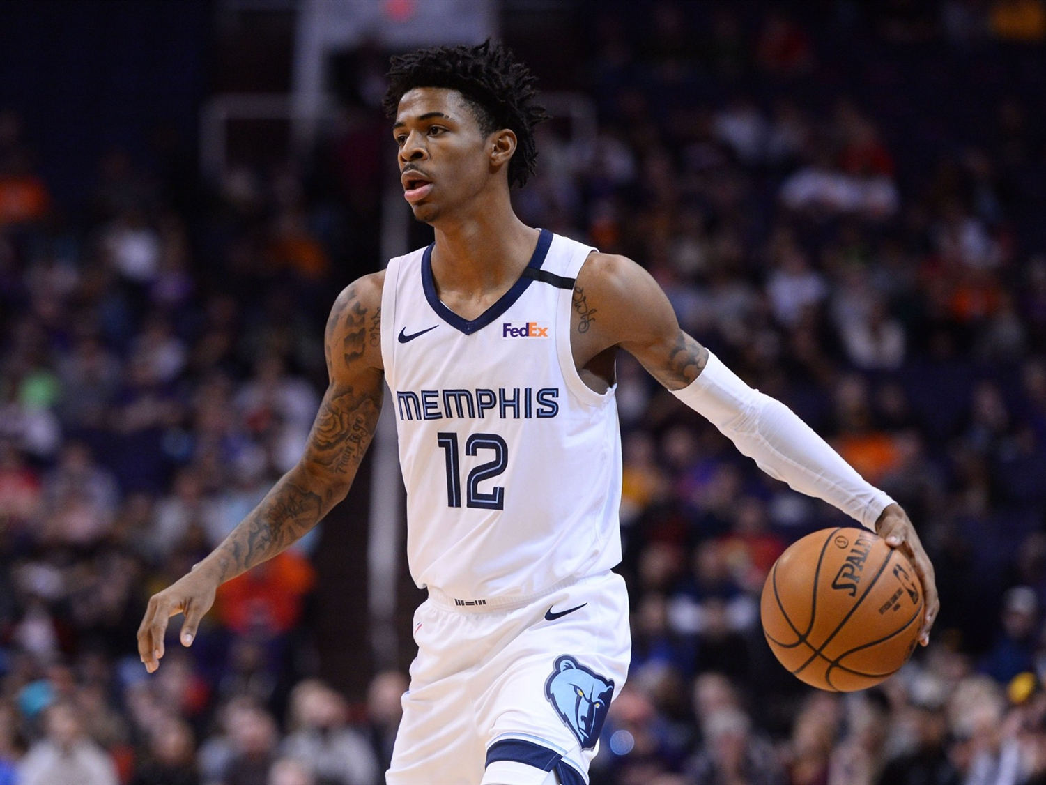 莫兰特:新赛季会继续证明自己 联盟是个锻炼人的地方