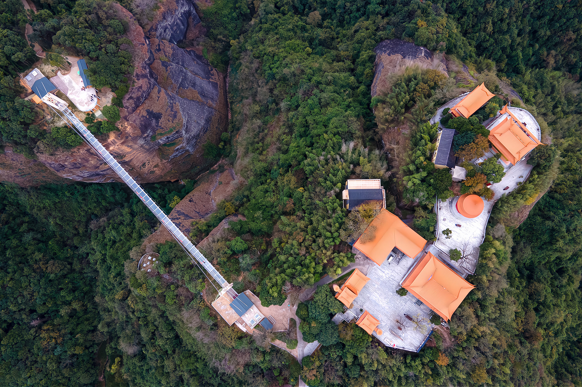 全南名胜古迹天龙山赣州新晋网红打卡点恍若走进武侠世界里