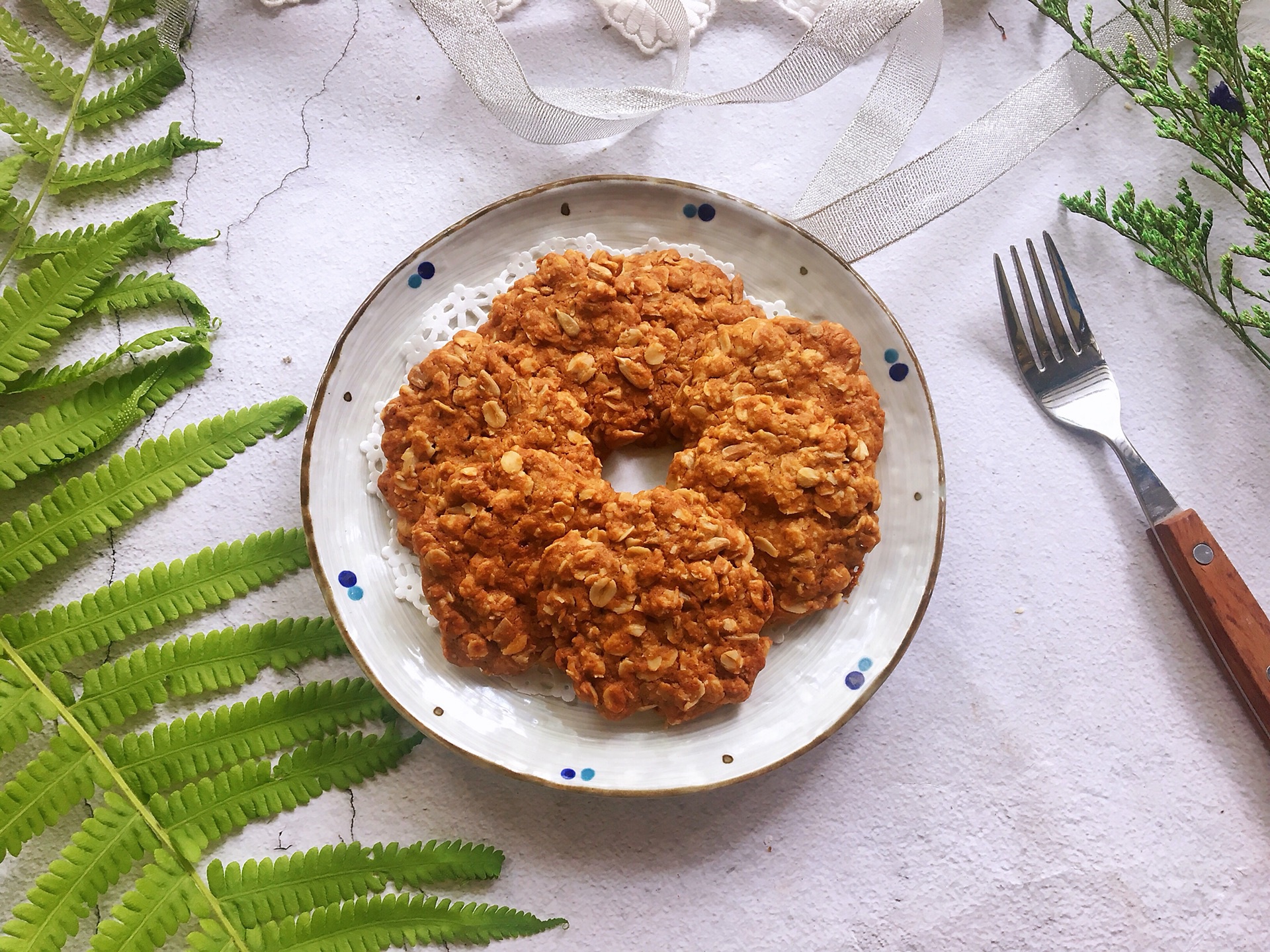 儿子爱吃的红糖燕麦饼,营养又健康,做早餐太合适了