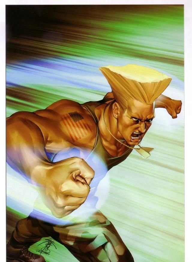 《街霸》:单体人物图集,超强气势