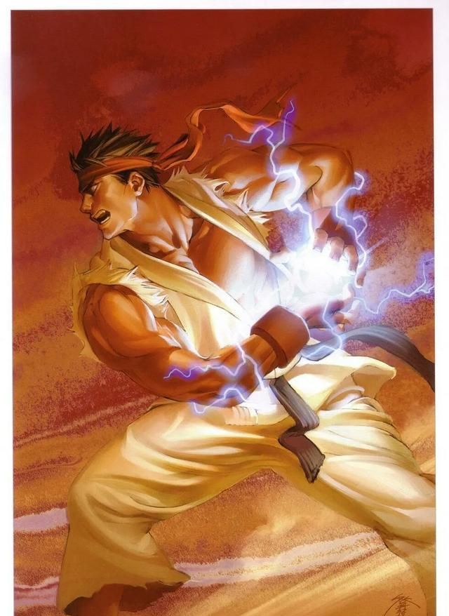 《街霸》:单体人物图集,超强气势