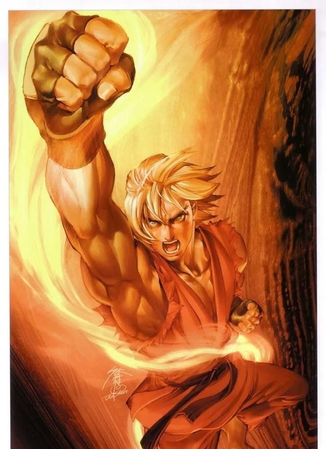 《街霸》:单体人物图集,超强气势