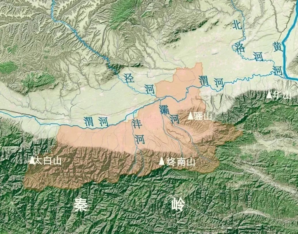 洛河地形图图片