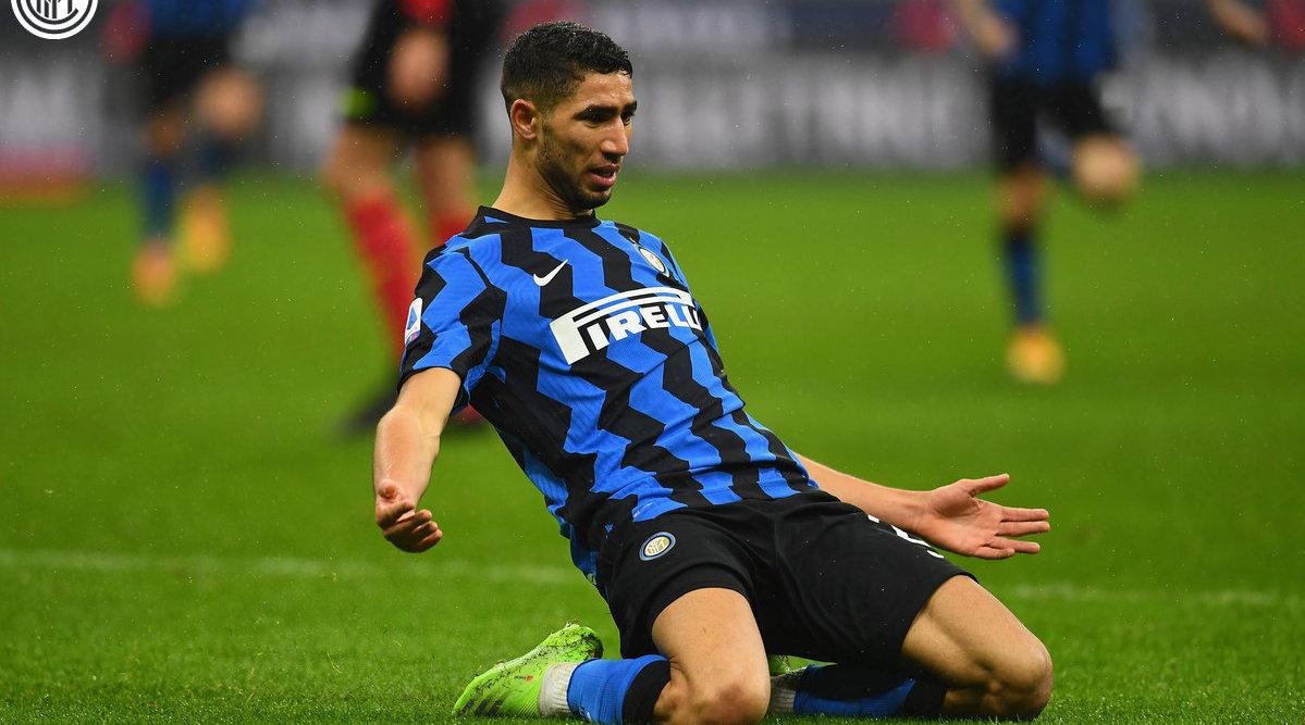 卢卡库拔头筹阿什拉夫2球 国米3-1夺3连胜