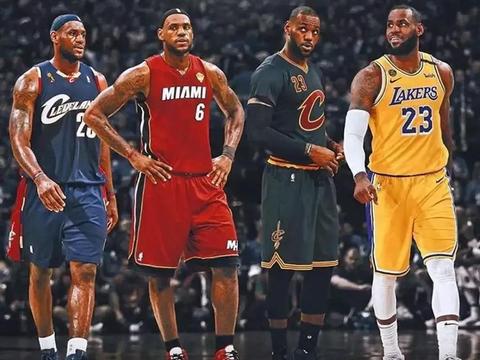詹姆斯作为联盟现役第一人,自2003年以高中生状元秀的身份登入nba赛场