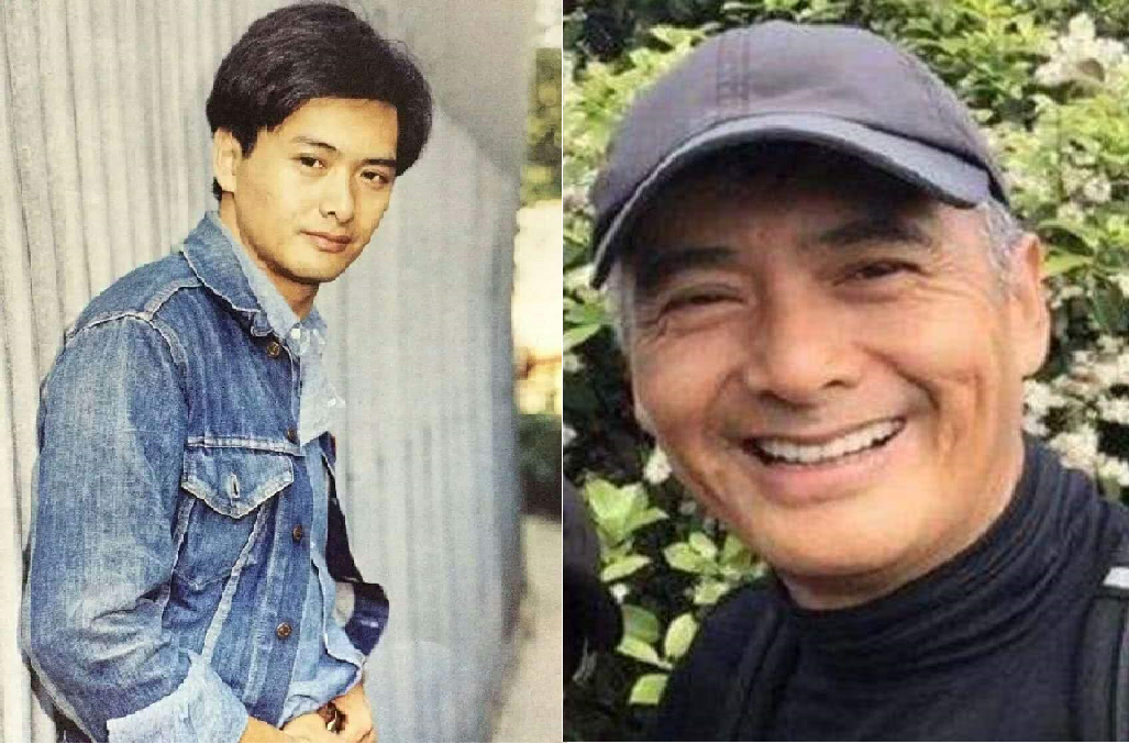 周润发年轻的洪金宝一直留着一顶锅盖头,形象略微有些猥琐.