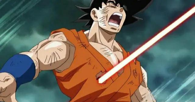 龙珠孙悟空3次被贯穿胸口被一把枪贯穿说不过去魔罗单手杀