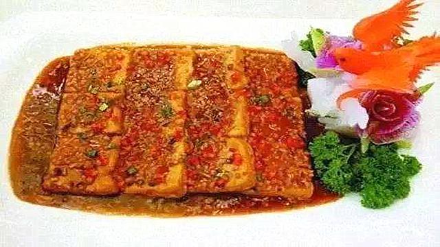 湘菜经典祖庵豆腐味道鲜美柔软香浓扑面来