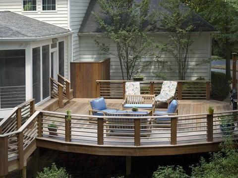 126款美美的露台院子,收藏起来建房子时用