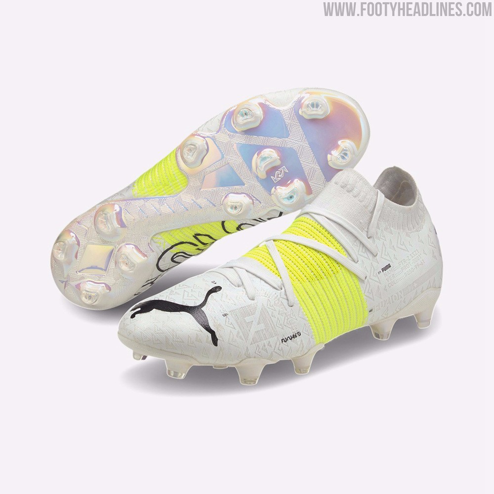 内马尔上脚无伪装配色新一代puma future足球鞋