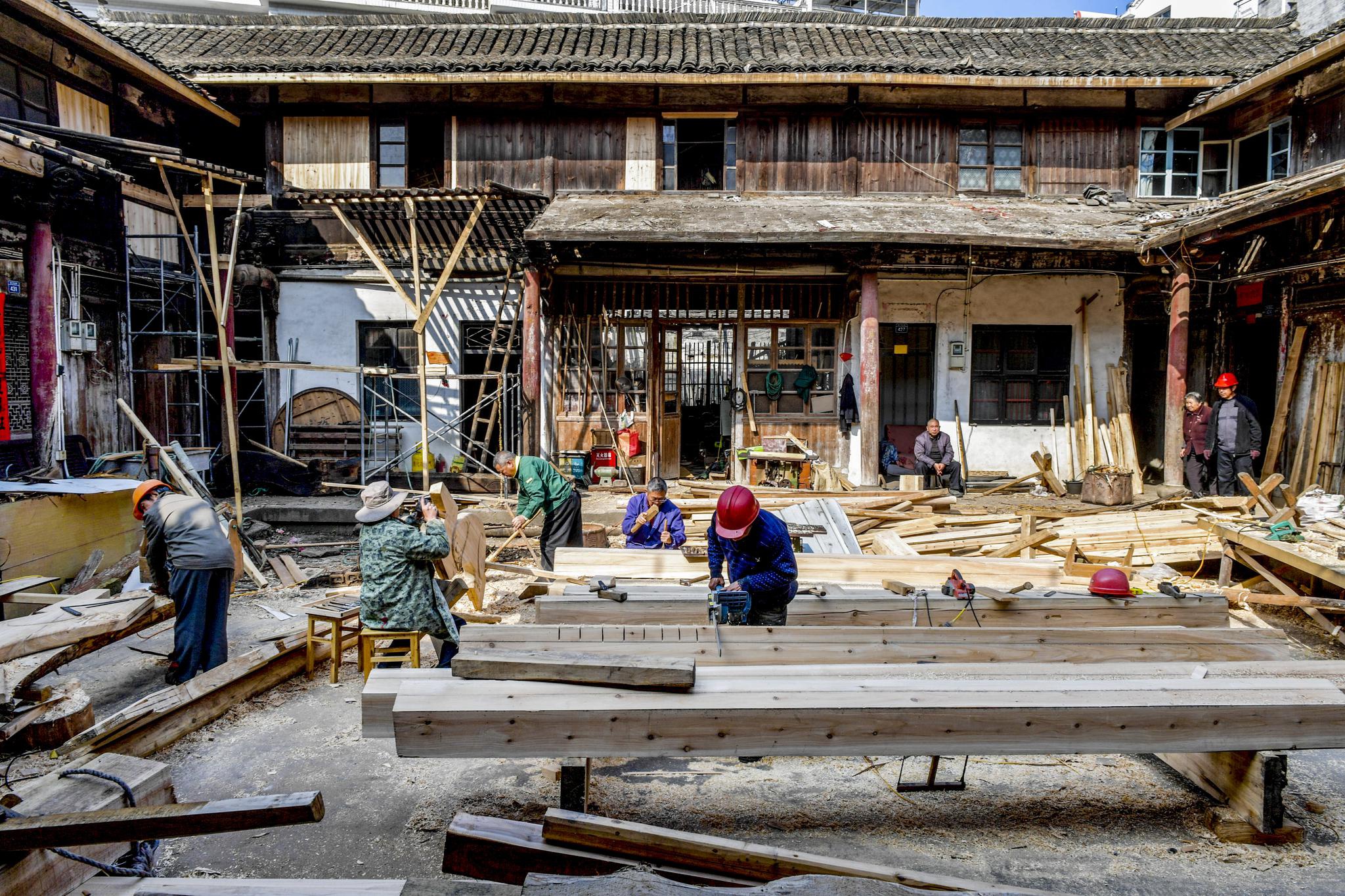 传承历史文脉仙居尚仁村修缮上千年古建筑